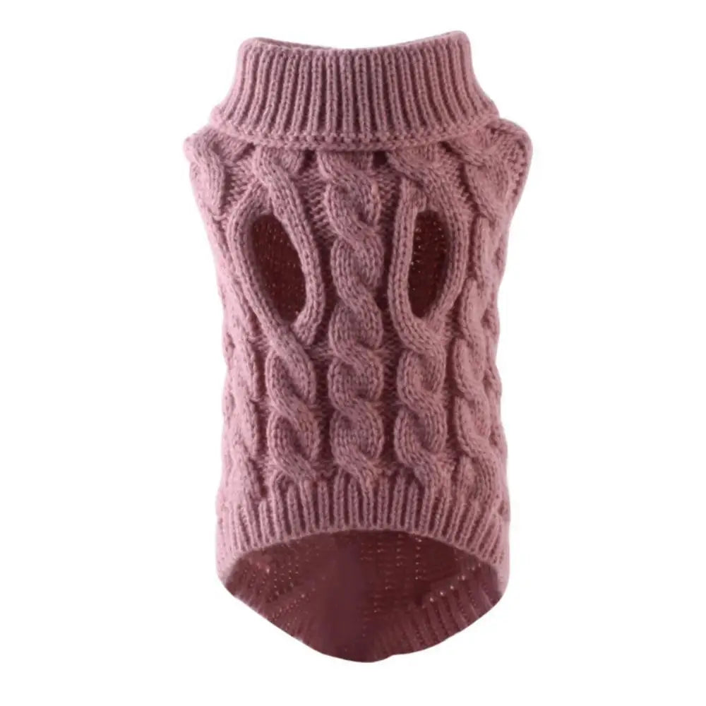 Warm Knitted Pet Sweater for Small Dogs and Cats – Autumn & Winter Comfort Fit