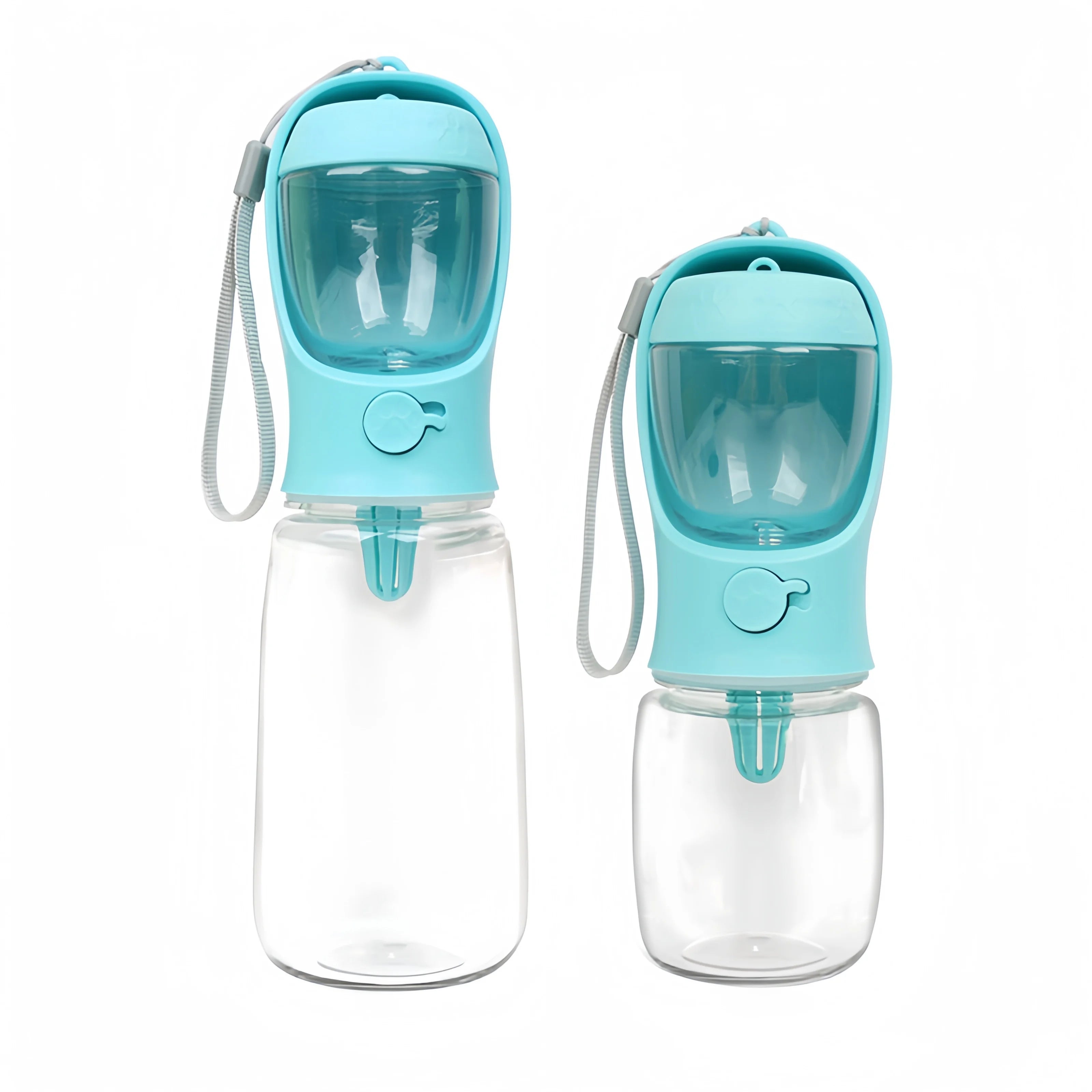 Portable Water Bottle with Food Dispenser for Dogs and Cats – Travel & Outdoor Use