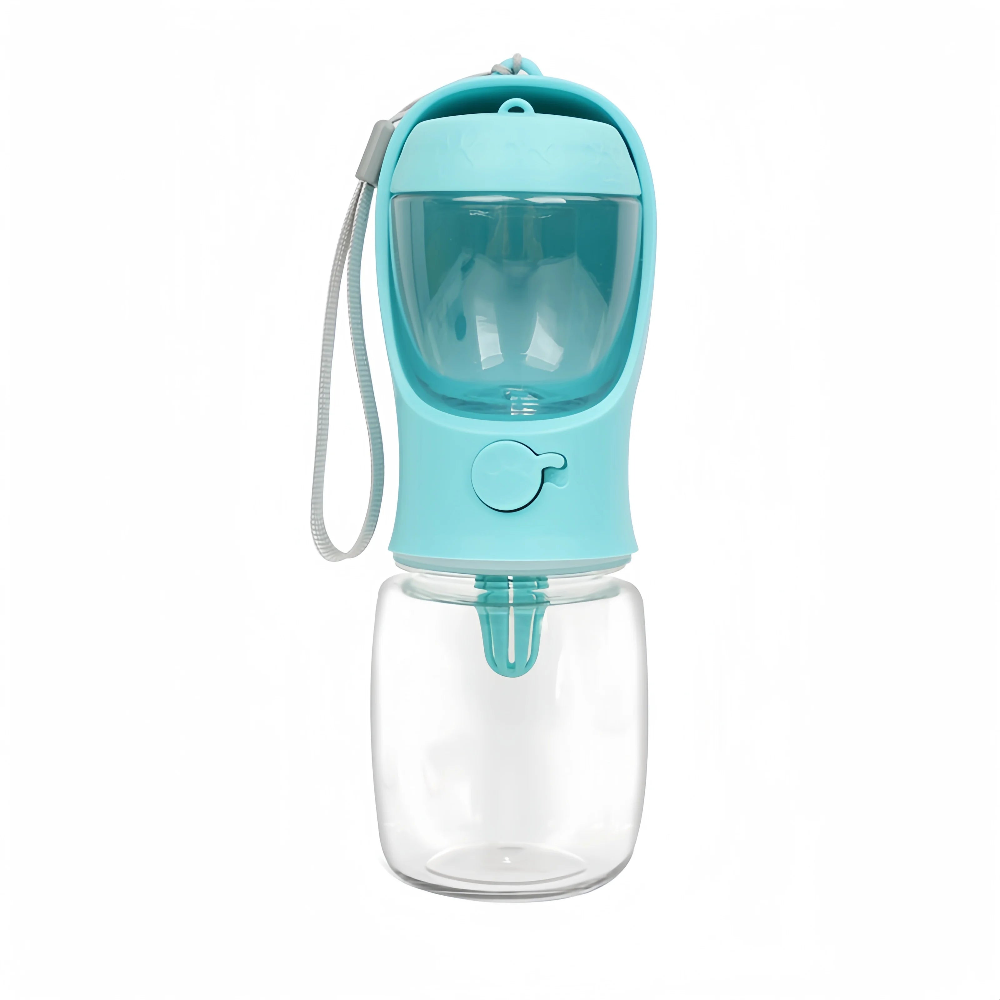 Portable Water Bottle with Food Dispenser for Dogs and Cats – Travel & Outdoor Use