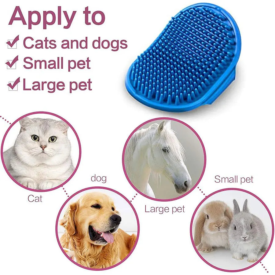Multifunctional Cat Brush for Scratching, Massaging & Grooming